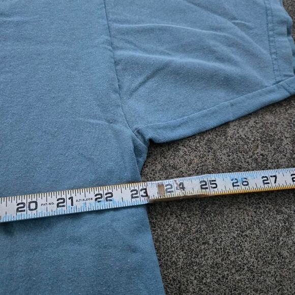 Vtg 90s GEORGES SEURAT Sunday Afternoon on La Grande Jatte Art T Shirt Blue XL - Picture 5 of 6